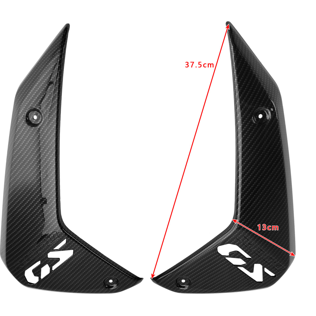 2024-2026 BMW R1300GS Side Frame Fairing Cowl Guards Radiator Cover Carbon Generic