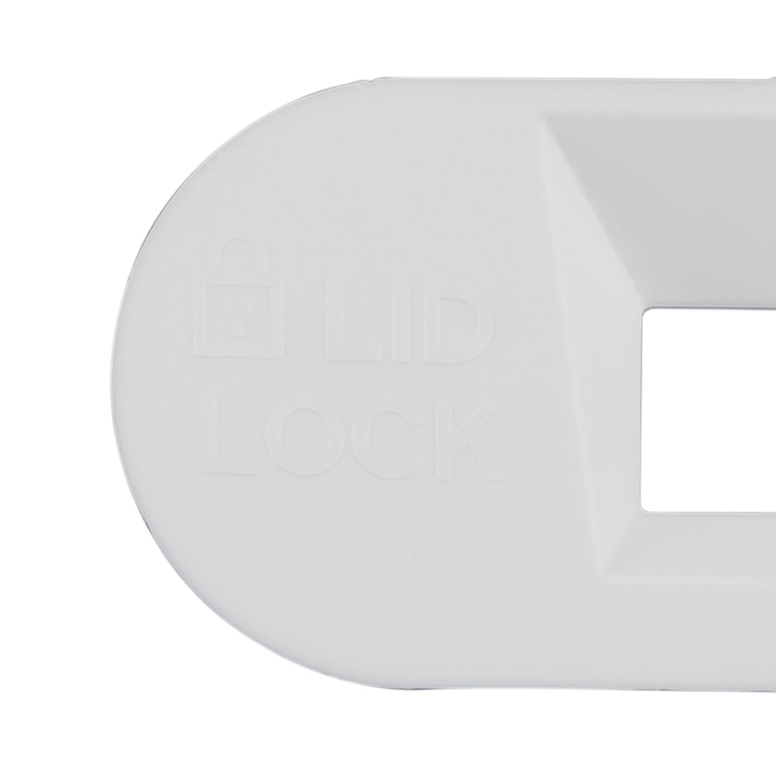 W11545554 Lås på vaskemaskinlokk, hvit