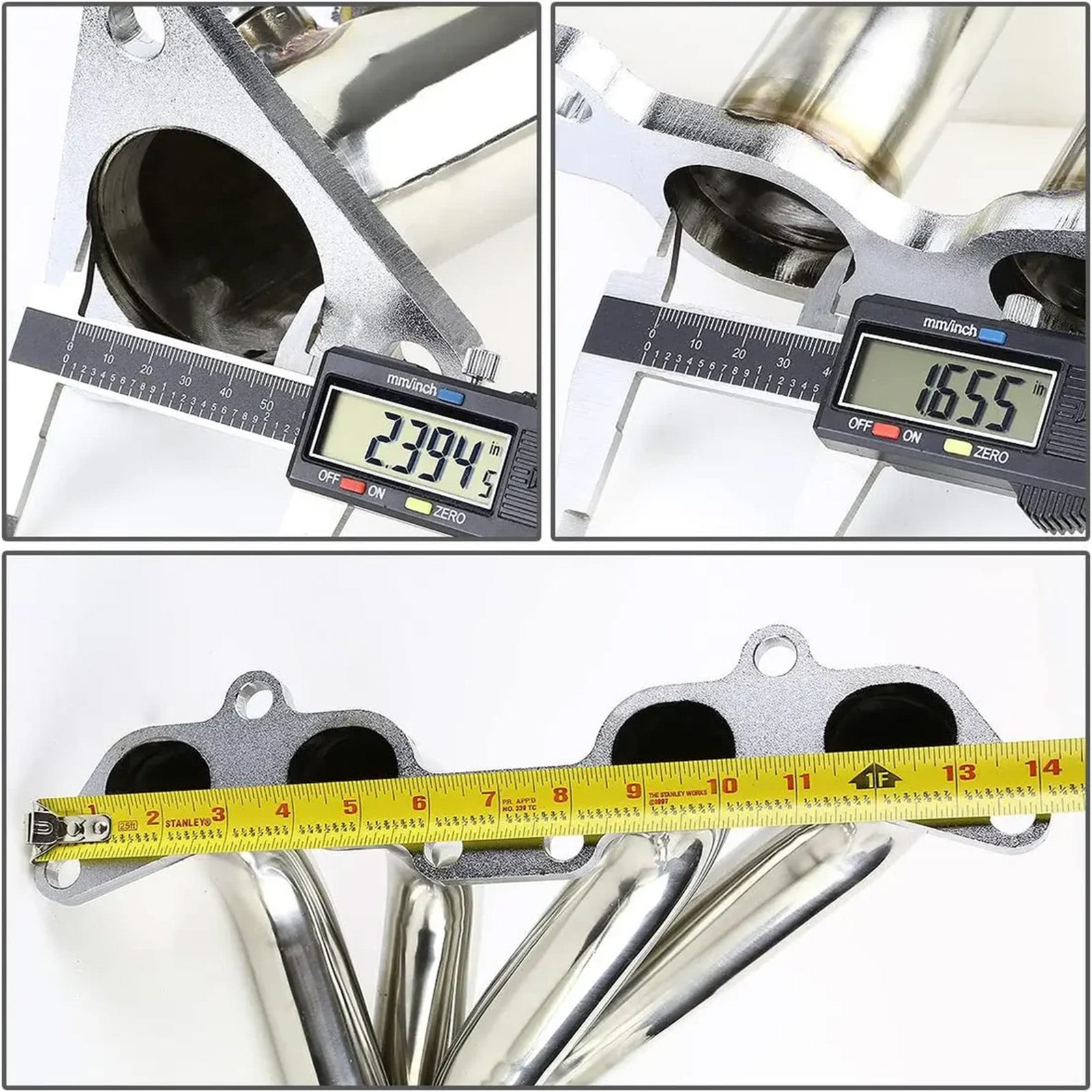 Stainless Steel Exhaust Manifold Header Fit TOYOTA CELICA GT/GTS 2.2L 1990-1999