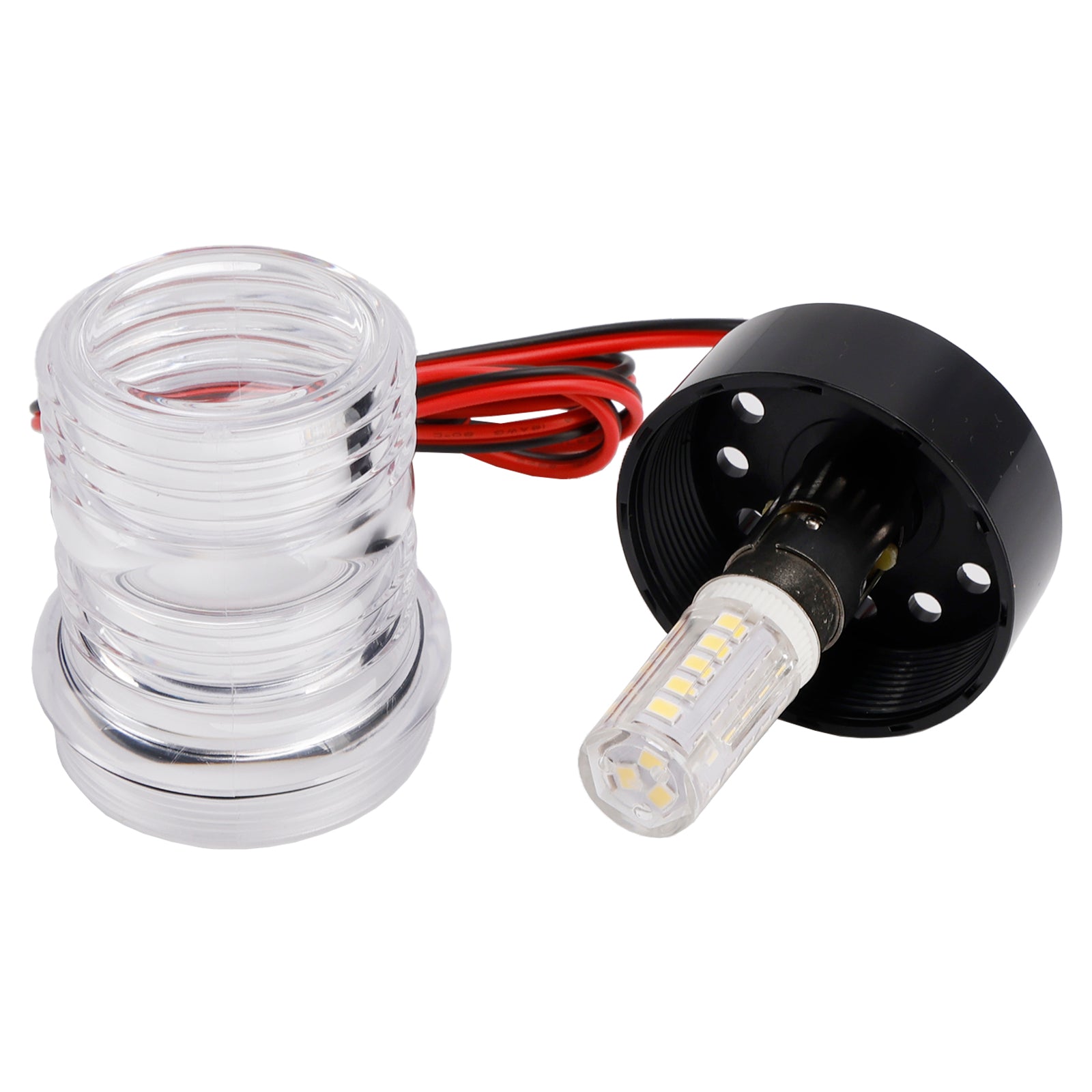 2.7W LED Navigation Signal Light Anchor Vessel Round Lamp Boat Yacht IP66