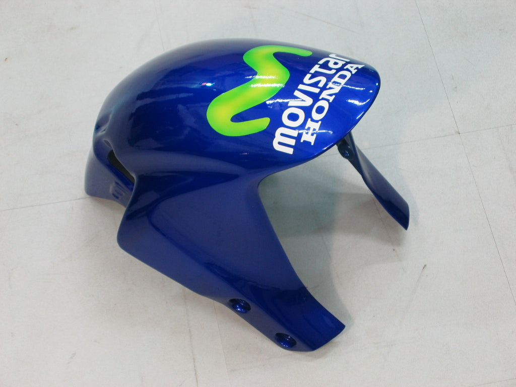 2005-2006 Honda CBR 600 RR blauw en groen Movistar Racing stroomlijnkappen algemeen