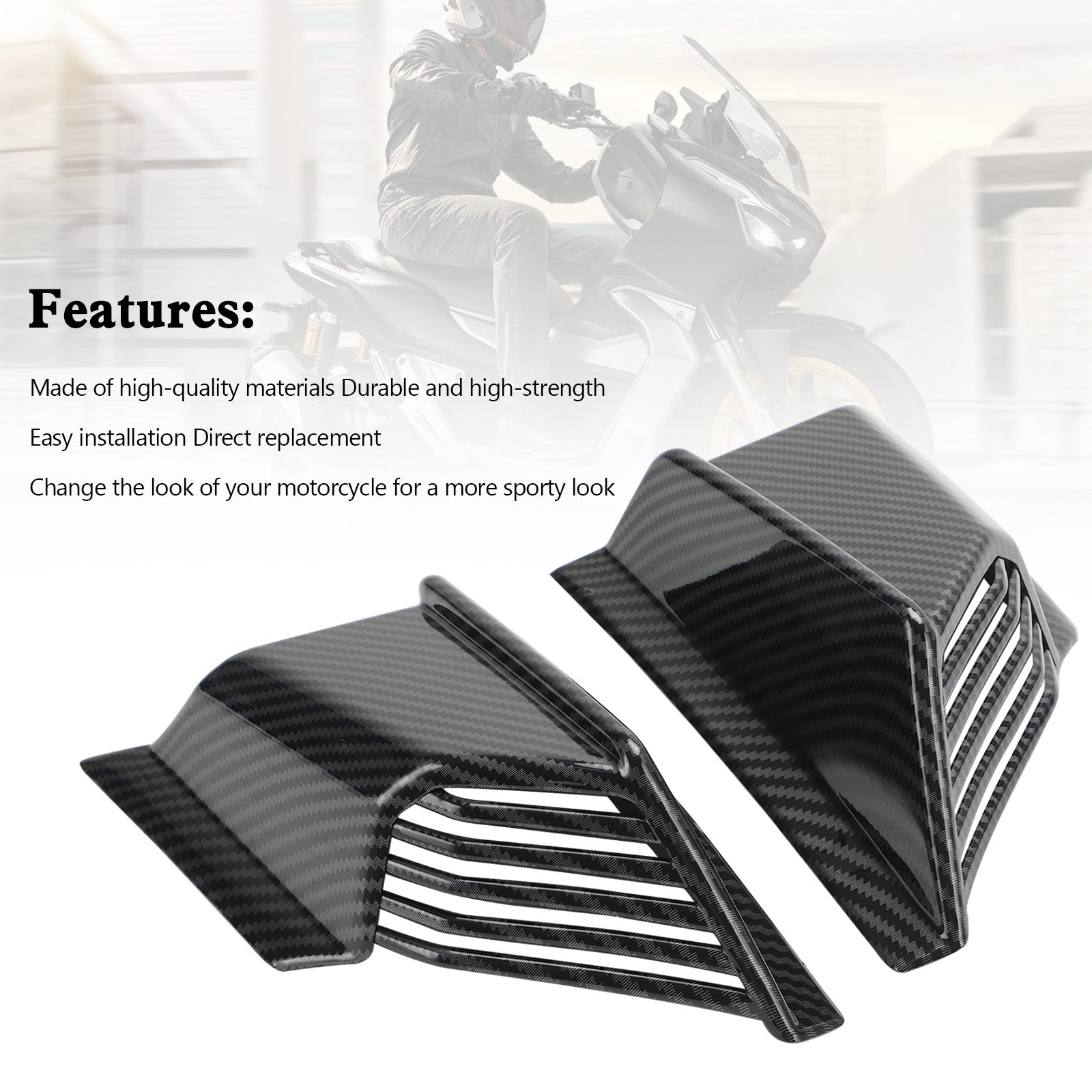 Body Winglet Zijdeflector Air Wing Spoiler voor HONDA ADV-150 2019-2022