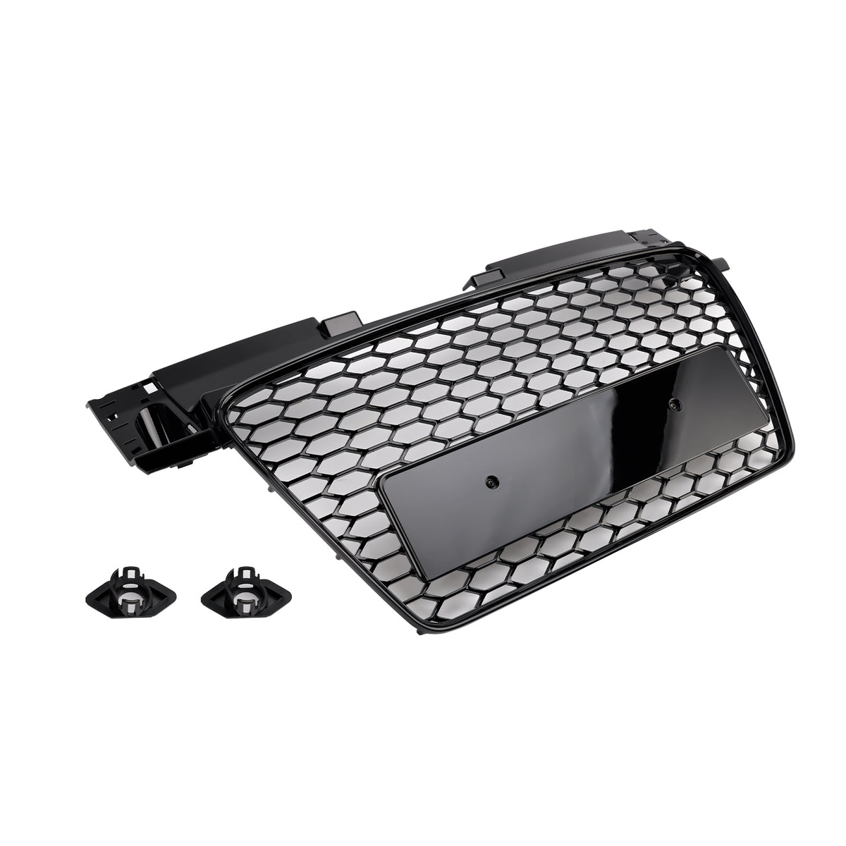 2006-2014 Audi TT RS Style Front Honeycomb Grill Grille Gloss Black Generic