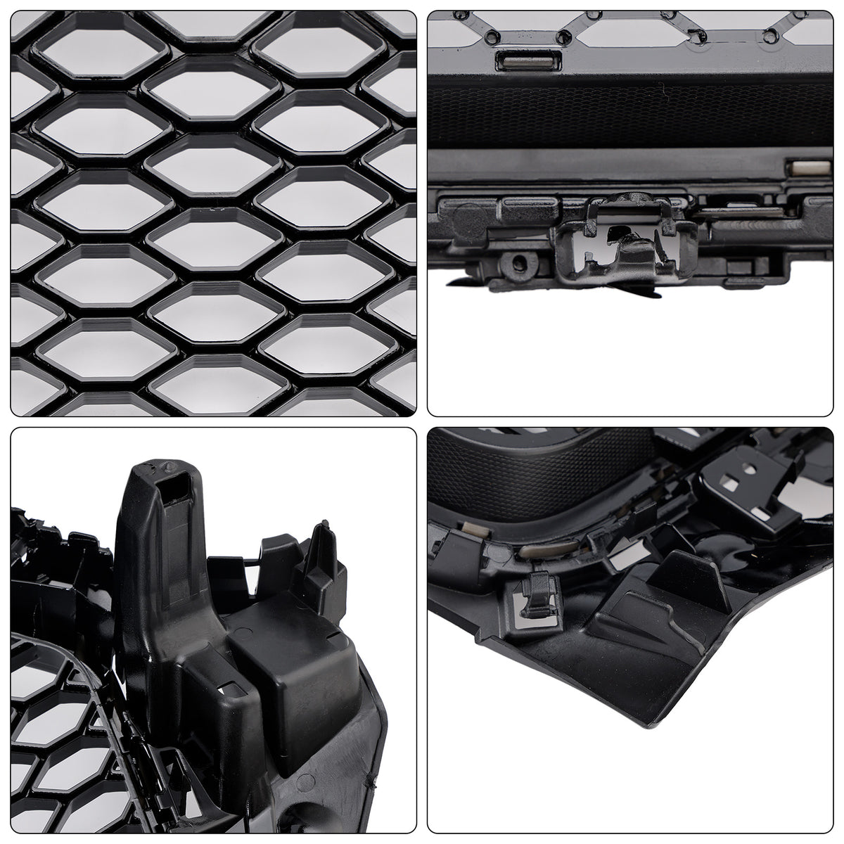 2013-2016 Audi S3 (RS3 is not fit) RS3 Style Front Henycomb Bumper Grill Grille W/Quattro Generic