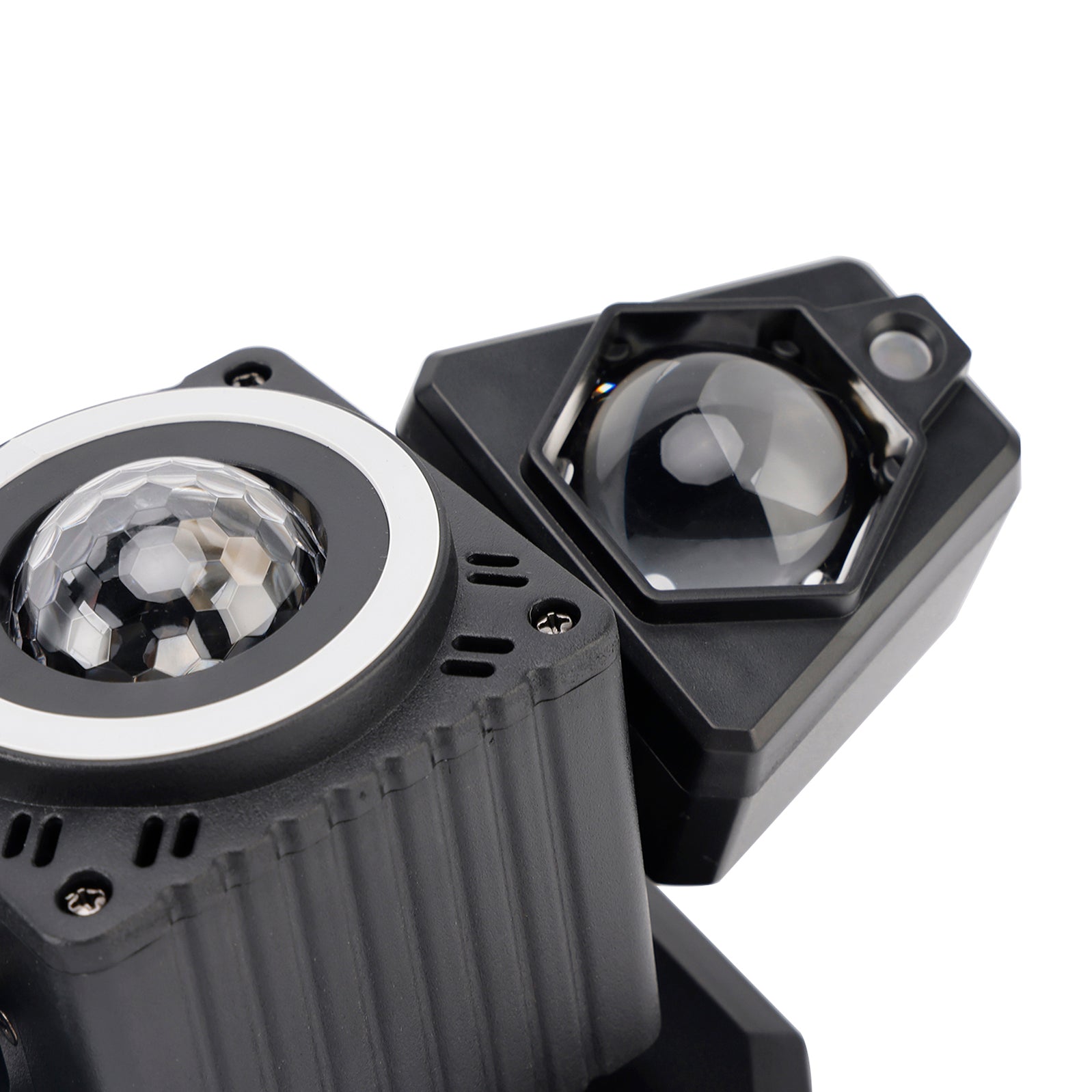 Rörligt huvudljus Roterande Disco Ball Laser Beam Strobe Remote DMX Stage Light
