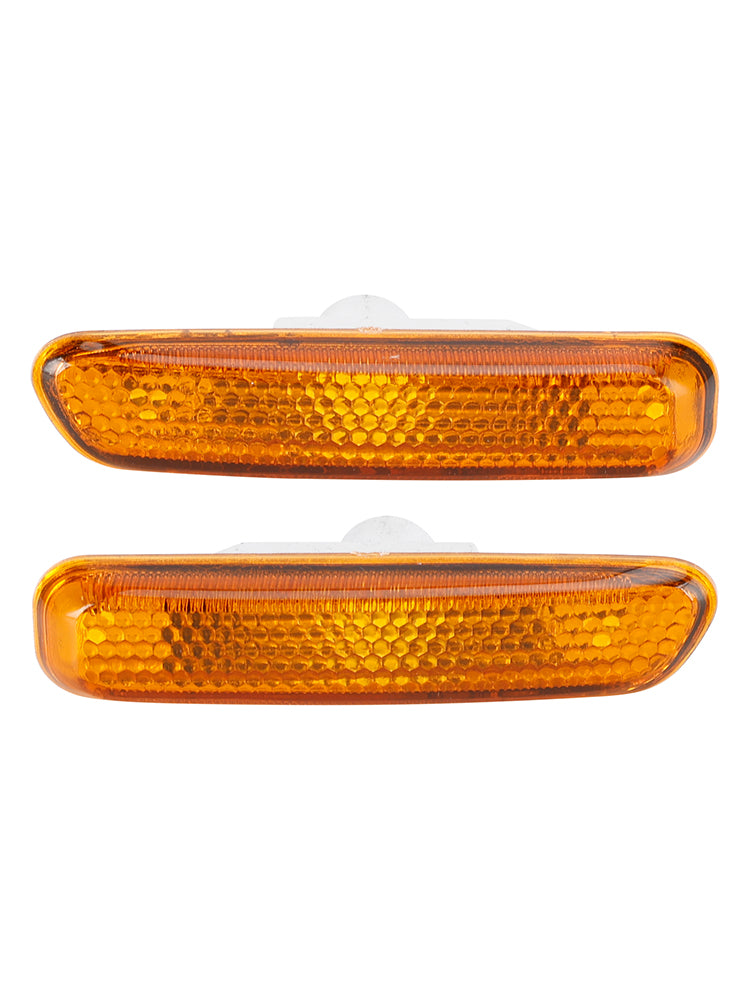 1998-2001 BMW3 Series E46 Saloon/Estate Pair Amber Len LED Side Marker Light Signal Blinker Lamp 63132228592 63132228591 Generic