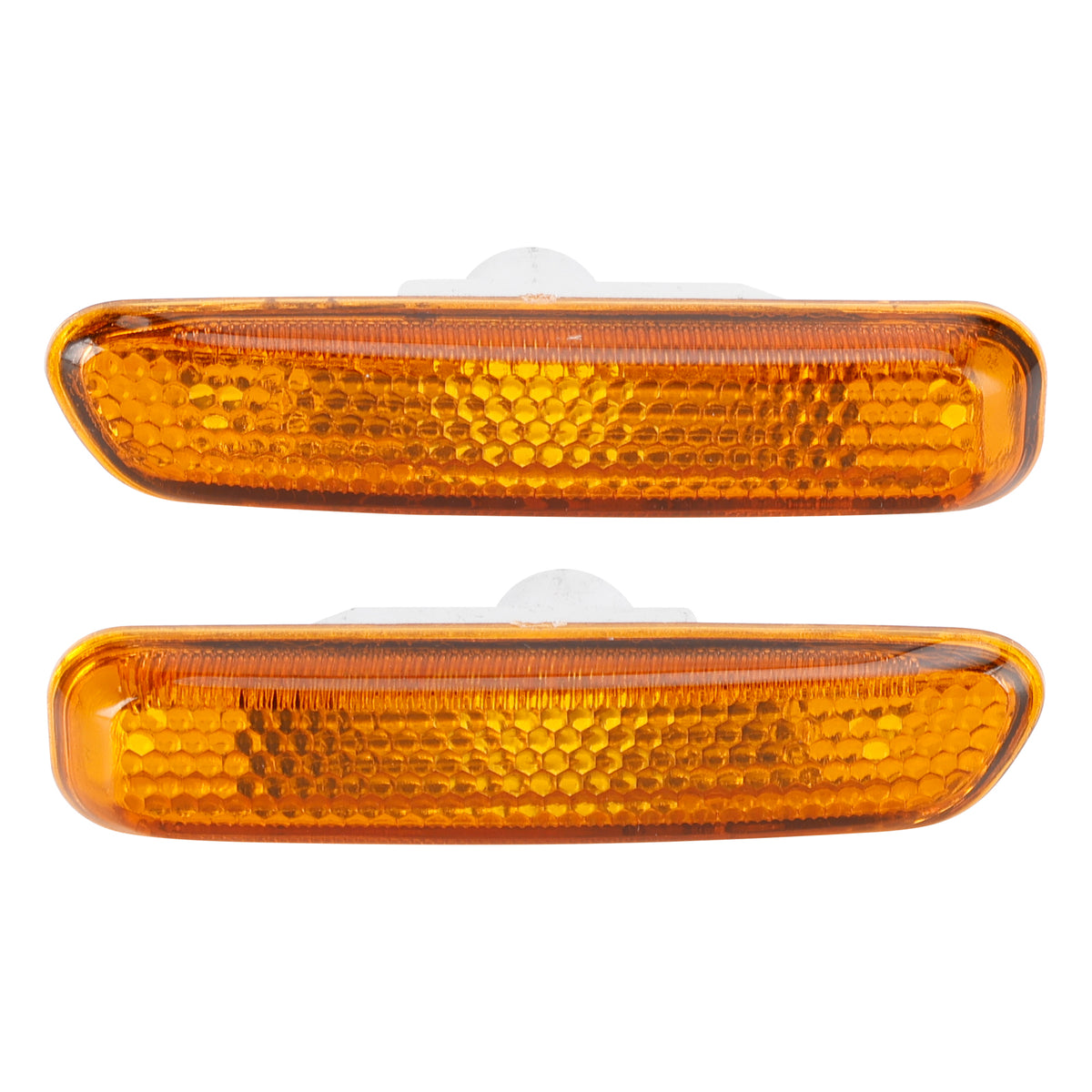 1998-2001 BMW3 Series E46 Saloon/Estate Pair Amber Len LED Side Marker Light Signal Blinker Lamp 63132228592 63132228591 Generic