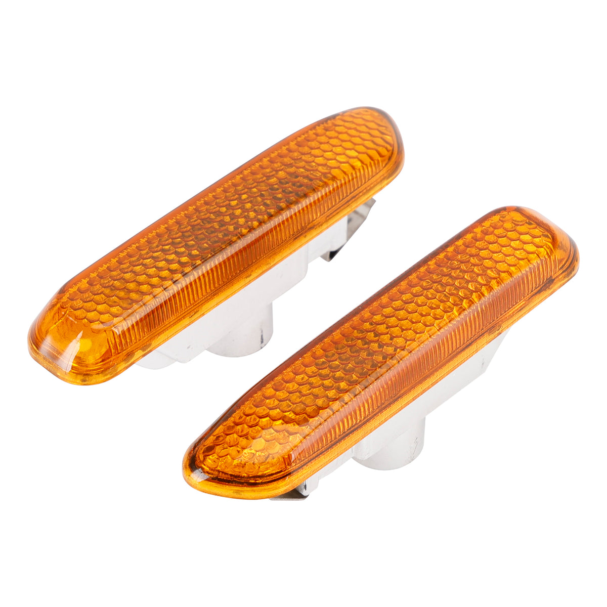 1998-2001 BMW3 Series E46 Saloon/Estate Pair Amber Len LED Side Marker Light Signal Blinker Lamp 63132228592 63132228591 Generic
