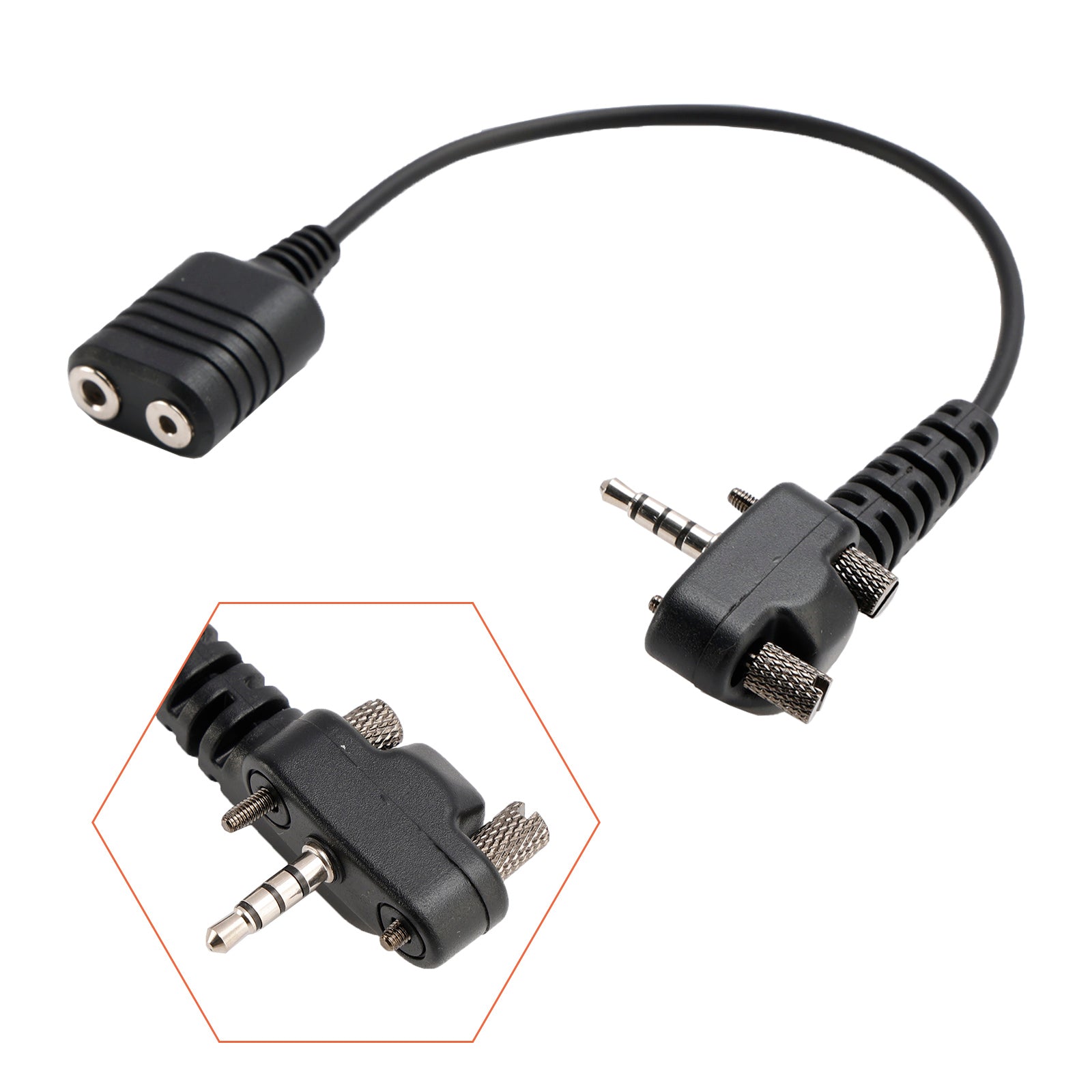K Interface Headset Port Converter Cable for Vertex VX-210 VX-228 VX-230 VX-231