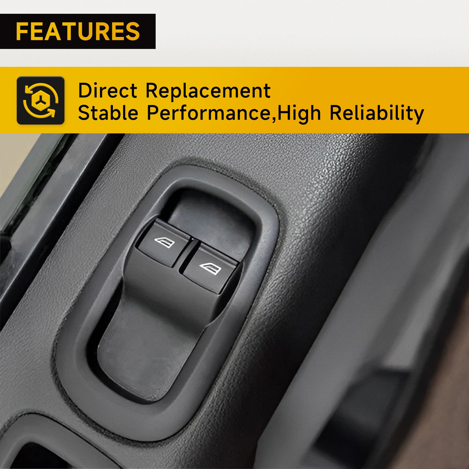 Ford Transit MK8 Custom 2014+ 1791339 Drivers Side Door Double Window Duxutação