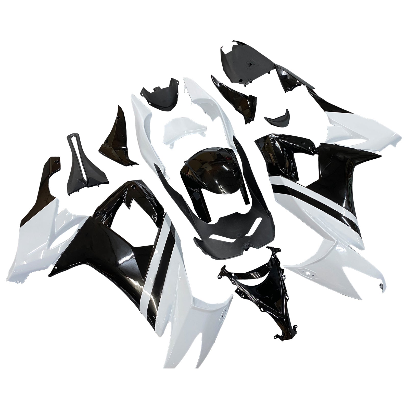 Injection Fairing Kit Bodywork Plastic ABS fit For Kawasaki ZX10R 2008-2010