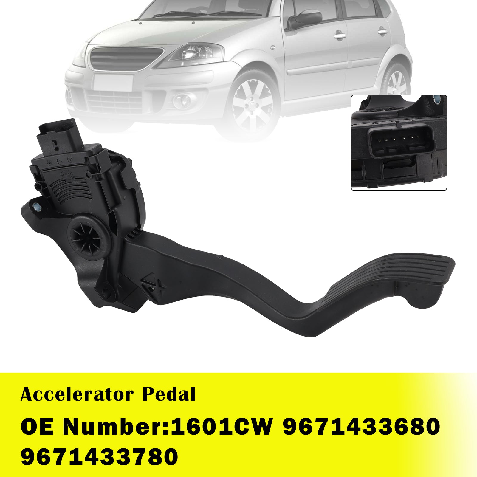 Accelerator Pedal 1601CW 9671433680 For Citroën C2 C3 Peugeot 2008 207 208