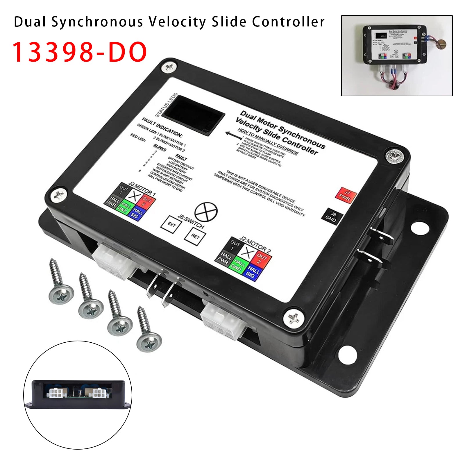 13398-D0 Dual Motor Synchronous Velocity Slide Controller For Lippert V-Sync II