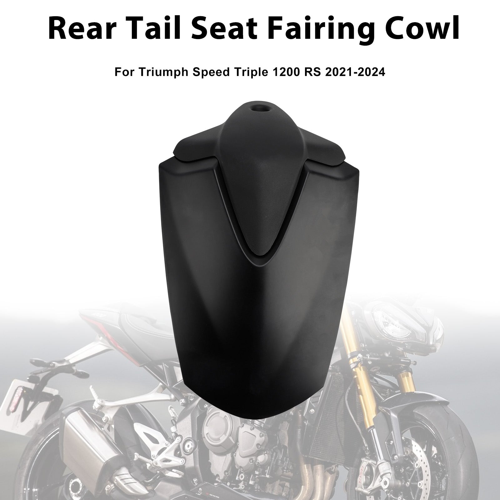 Couvercle de carénage de siège arrière pour Speed ​​Triple 2021 RS 2024 – 1200