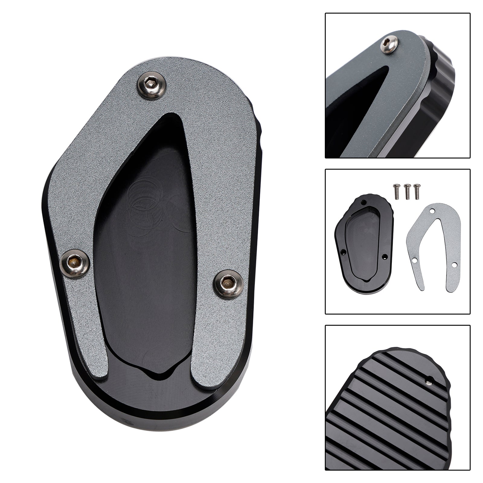 Kickstand Enlarge Plate Pad fit for Bonneville T100 Street Scrambler 900 2018-2023