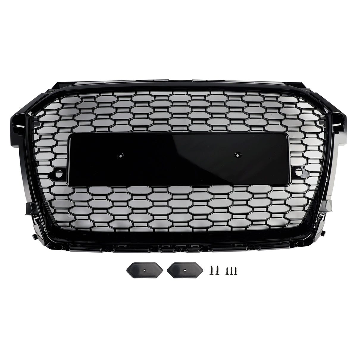 2016-2019 Audi A1 8X Facelift RS Style Honeycomb Bumper Grille Black Generic