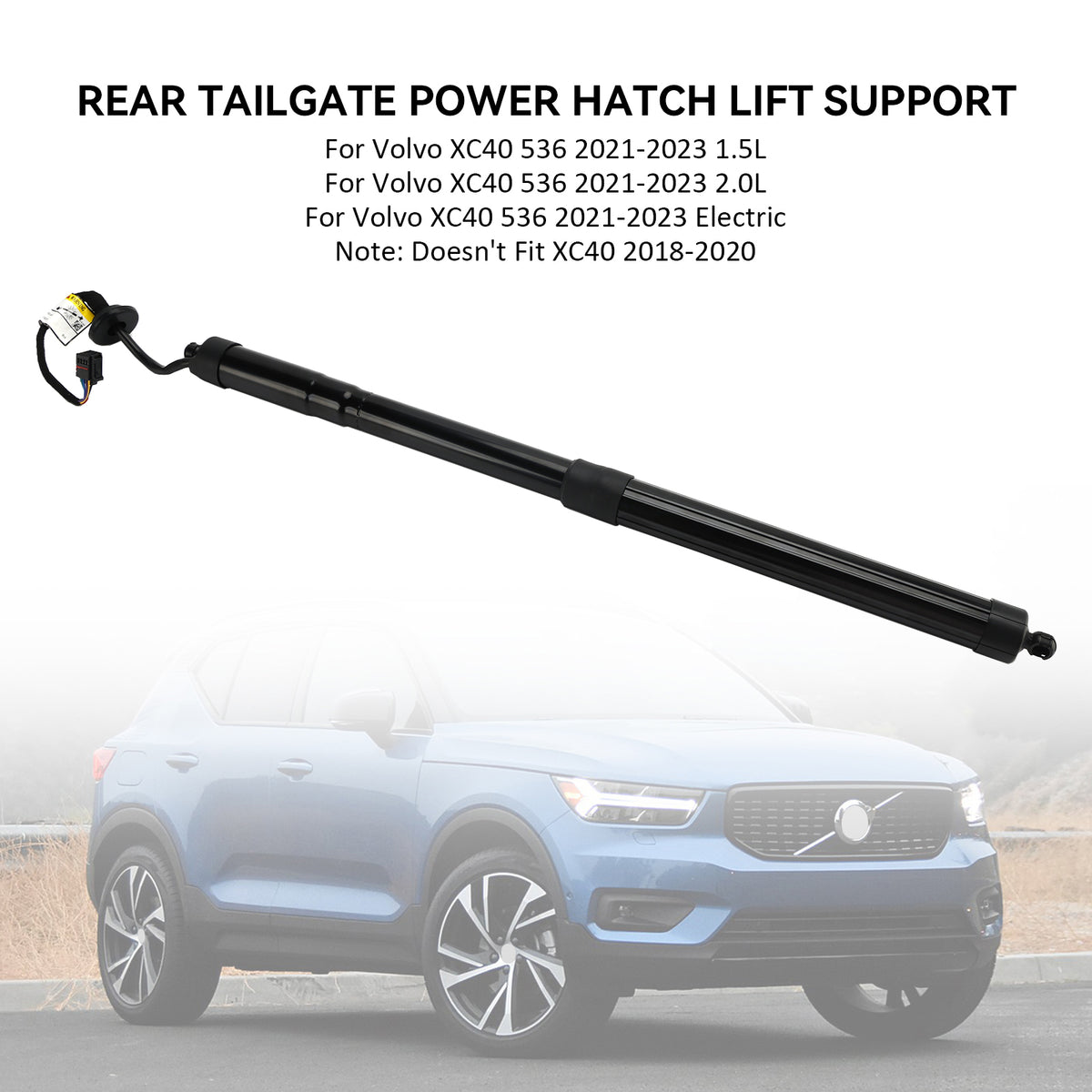 2021-2023 Volvo XC40 536 2.0L Rear Right Electric Tailgate Gas Strut 32296297 31479593 Generic