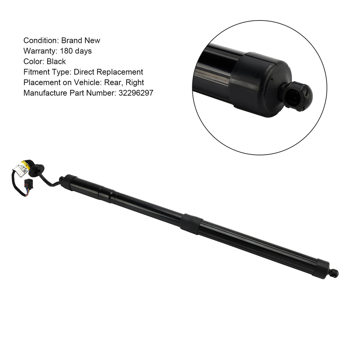 2021-2023 Volvo XC40 536 2.0L Rear Right Electric Tailgate Gas Strut 32296297 31479593 Generic
