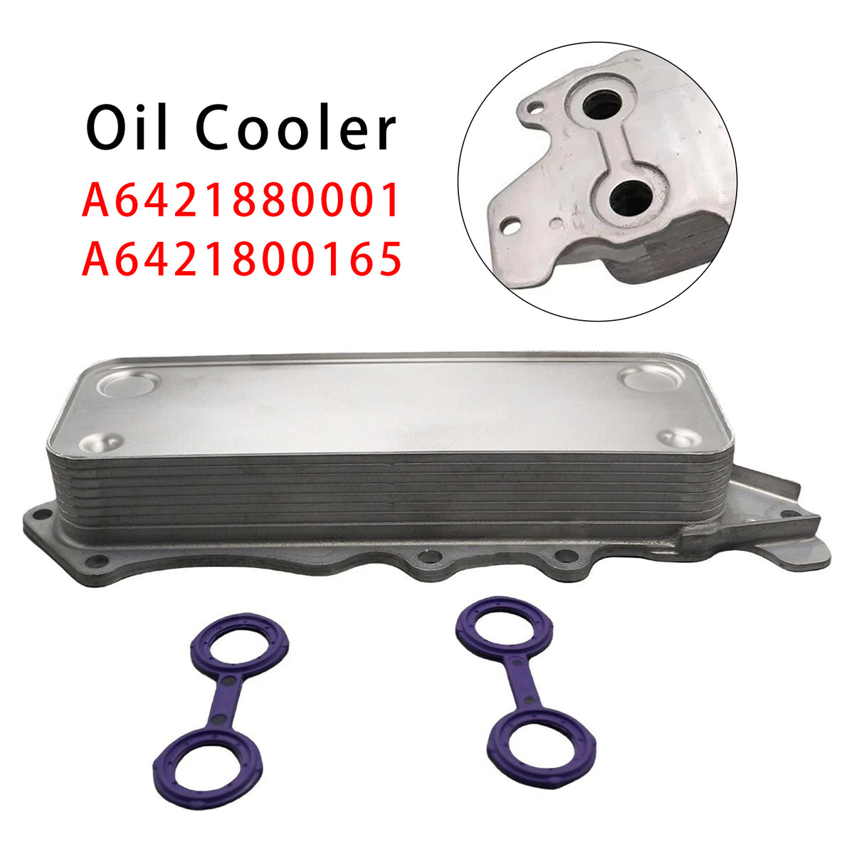 2009-2015 MERCEDES-BENZ E-Class (W212) E 350 CDI Oil Cooler 5179360AA 5179360AB Generic