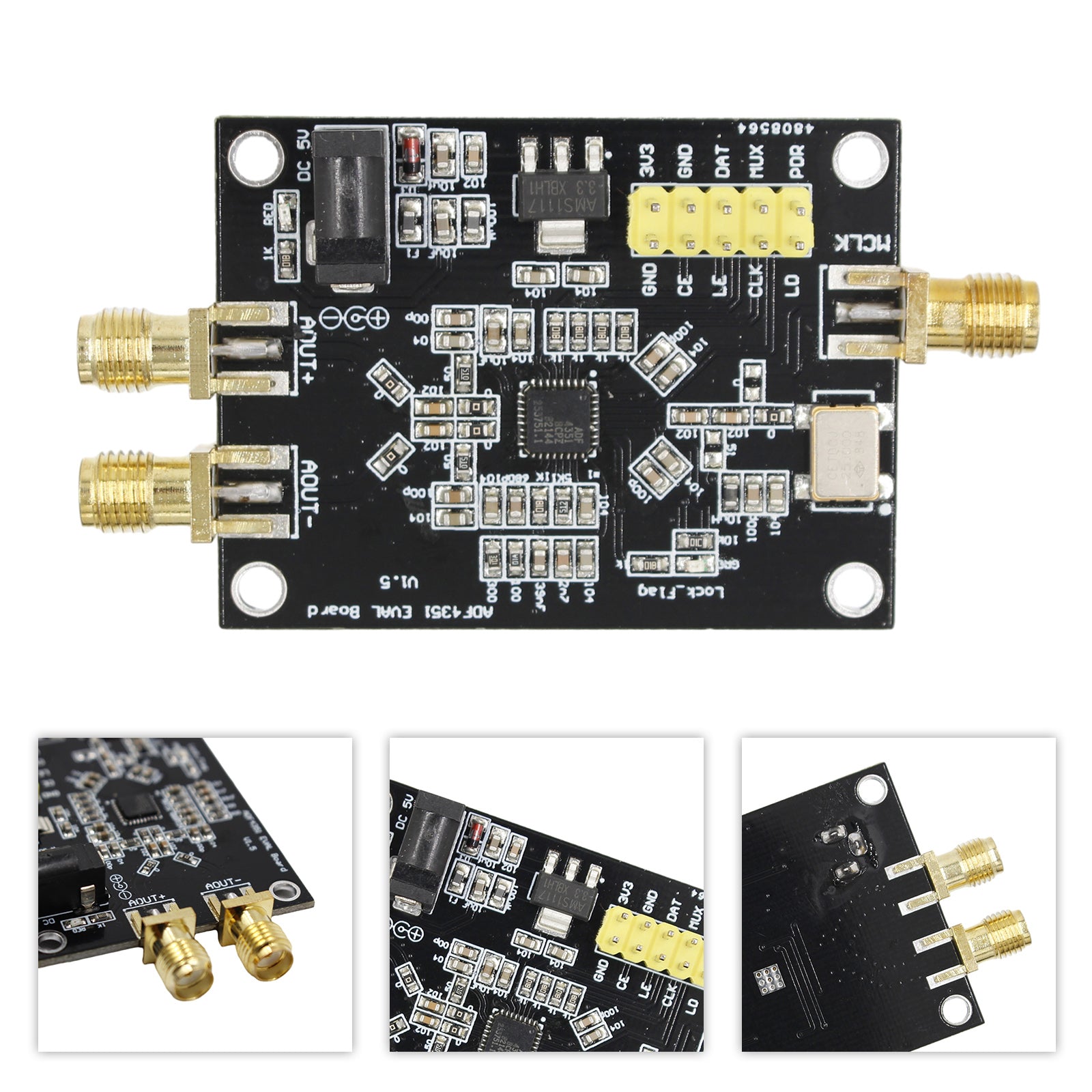 ADF4351 Ontwikkelingsbord 35M-4400M RF-signaalbron Fase-vergrendelde lusmodule