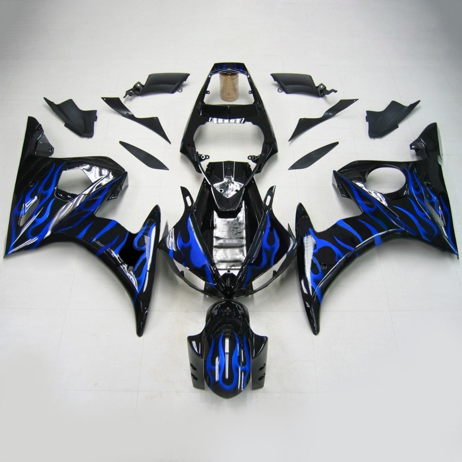 2003-2004 Yamaha YZF 600 R6 R6S vstrekovanie Kit karoséria Kostwork plast ABS #158