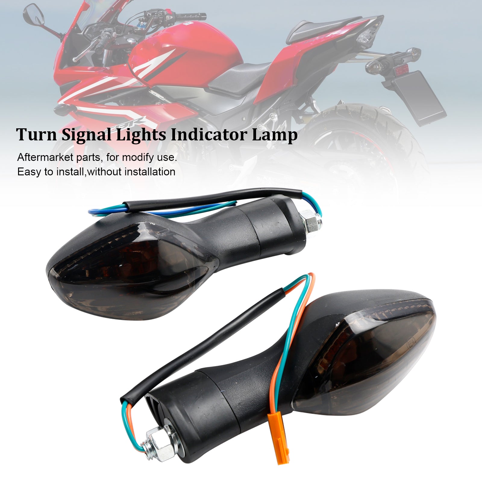 Turn Signal Lights Indicator Lamp For Honda CBR500 CBR650F CTX700 MSX125