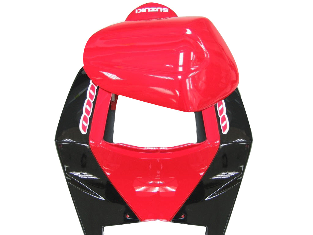 2005-2006 Suzuki GSXR 1000 Black and Red GSXR Racing Fairings Generic