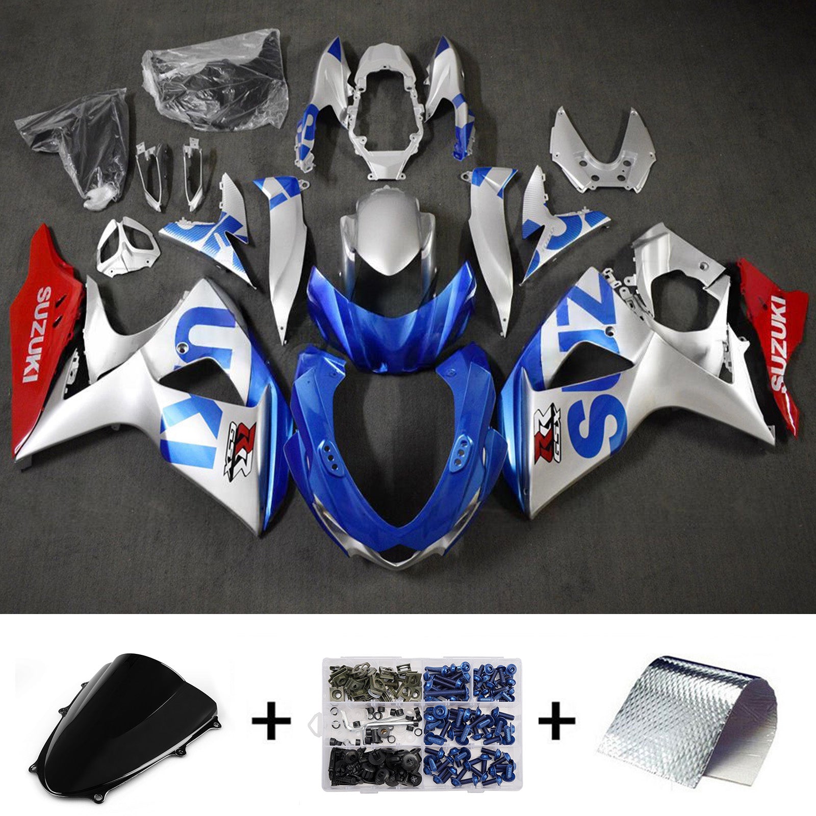 Injection Fairing Kit Bodywork Plastic ABS For Suzuki GSXR1000 2009-2016 K9