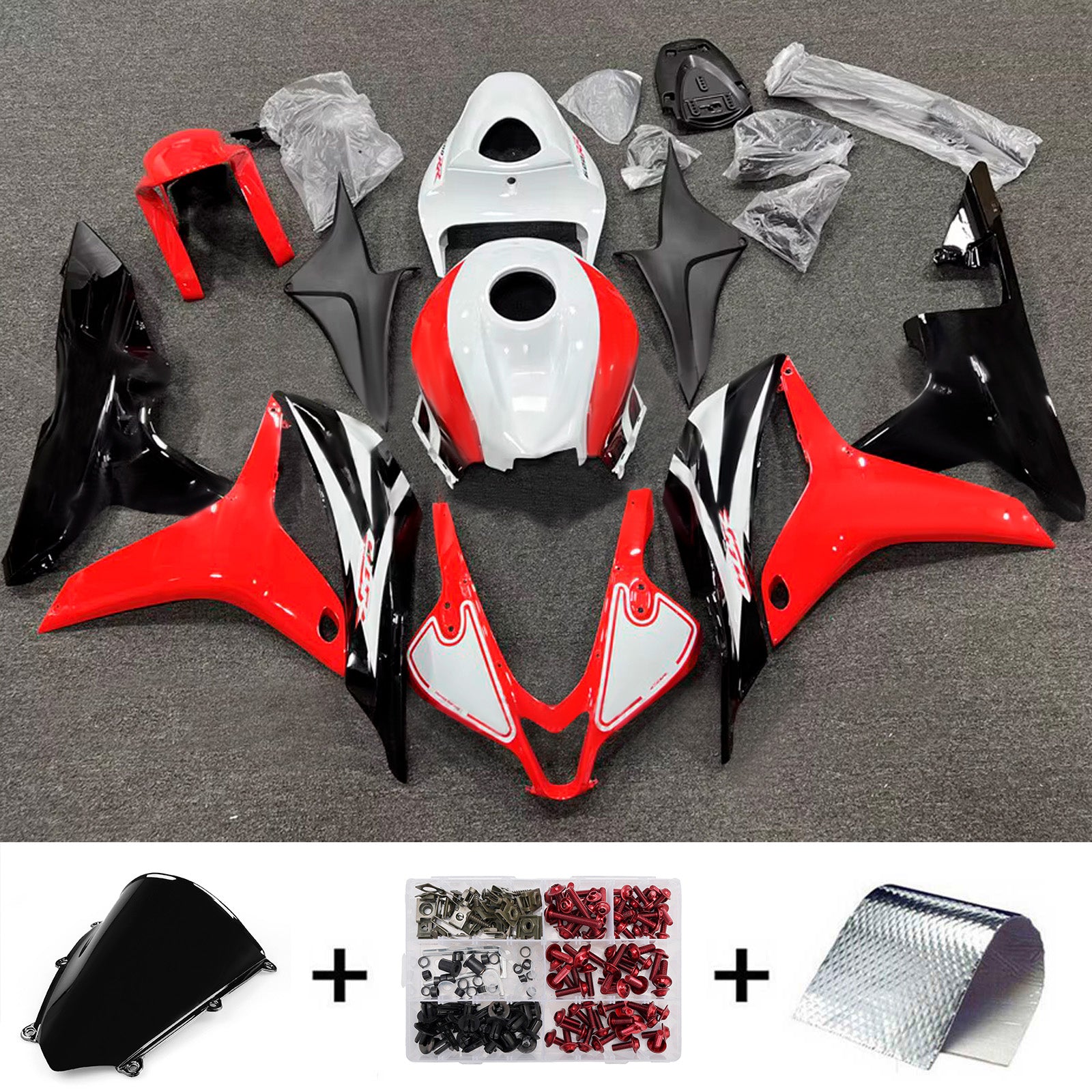 Injection Fairing Kit Bodywork Plastic ABS For Honda CBR600RR 2007-2008 F5