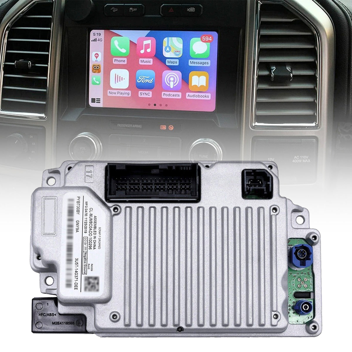 Sync 3 APIM 3.4 Navigation Module for Ford Lincoln Vin Programmed NAV