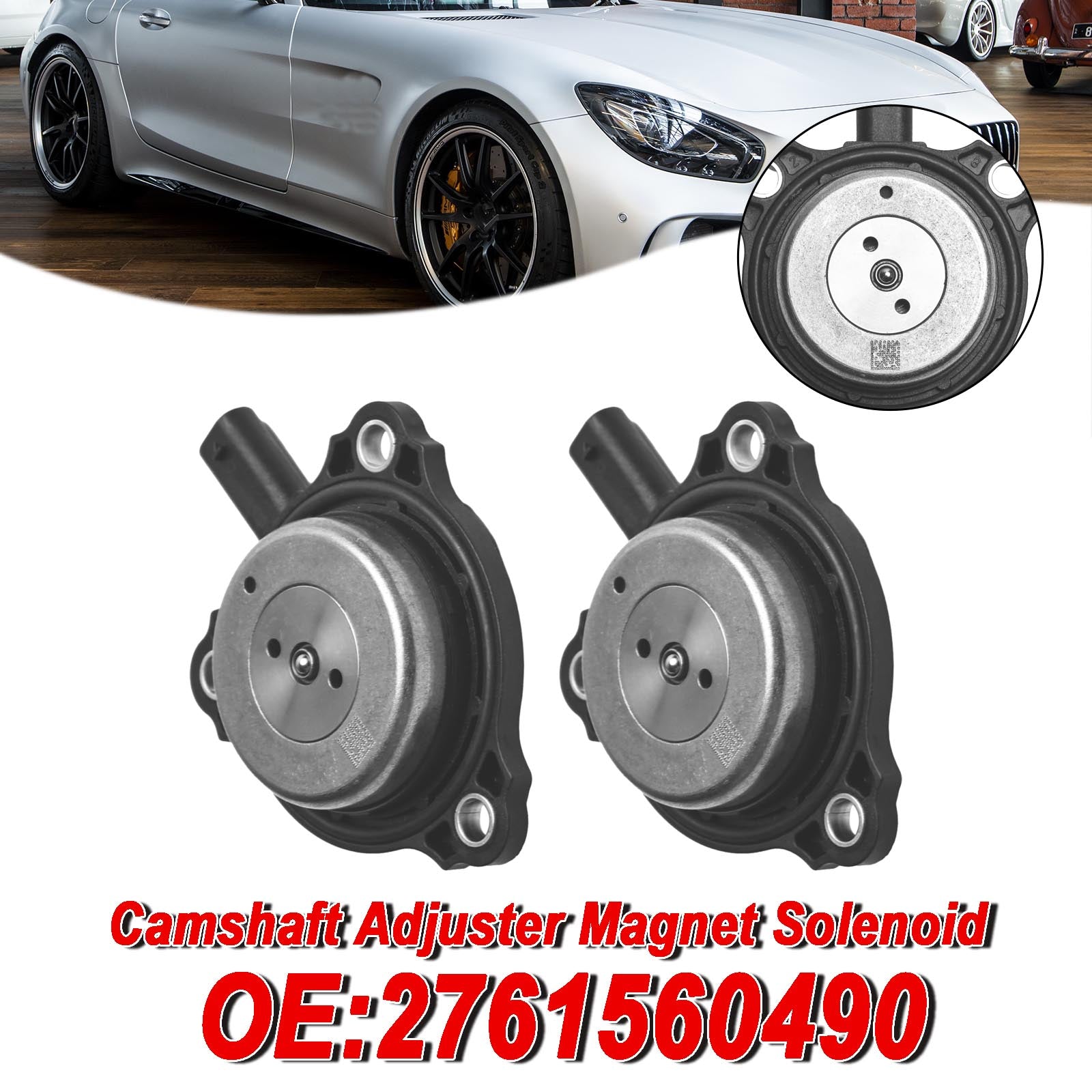 Solénoïde magnétique de réglage d'arbre à cames, 2 pièces, pour mercedes-benz C E CL CLS G 2761560490