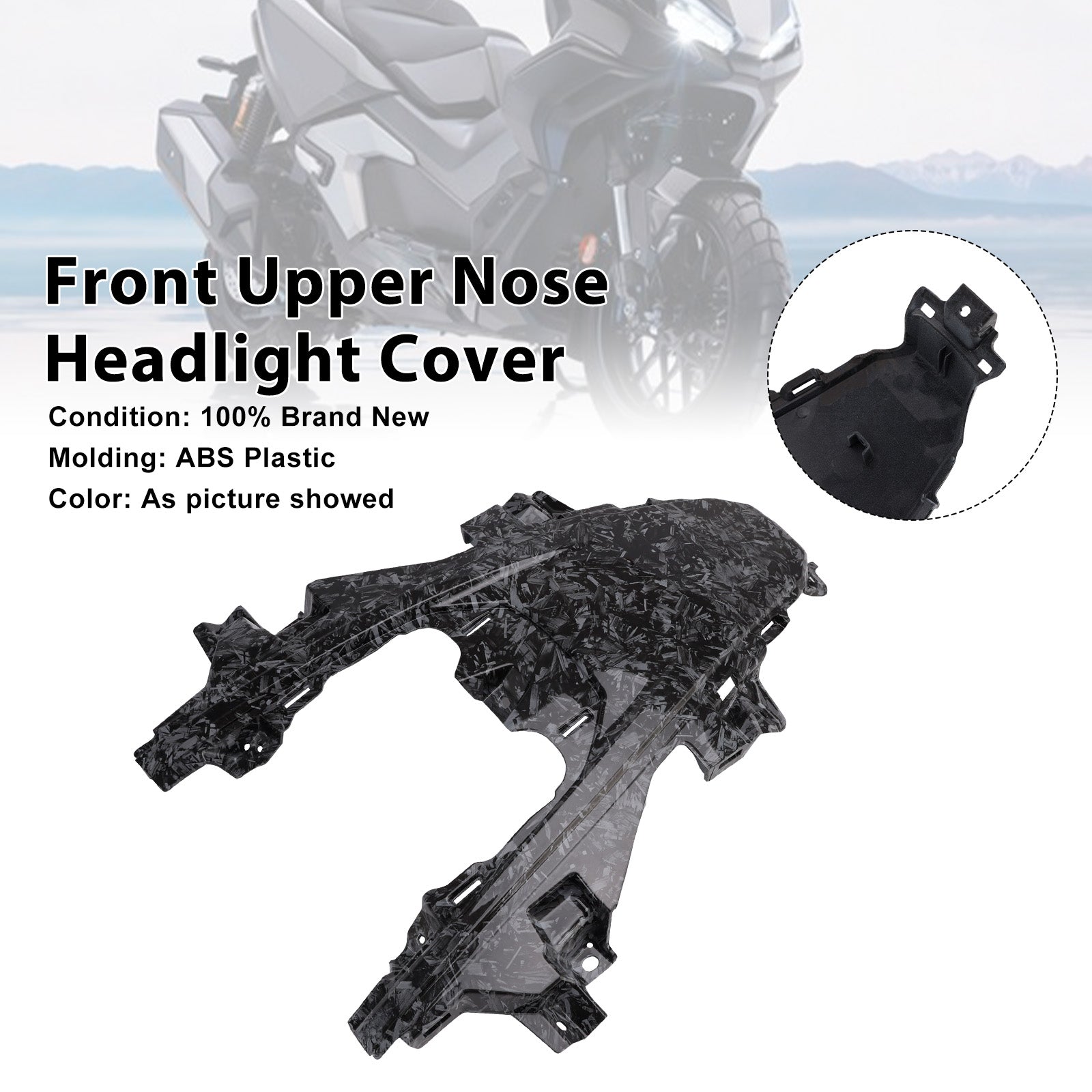 2022-2025 Honda ADV350 Front Nose Headlight Panel Cover Fairing
