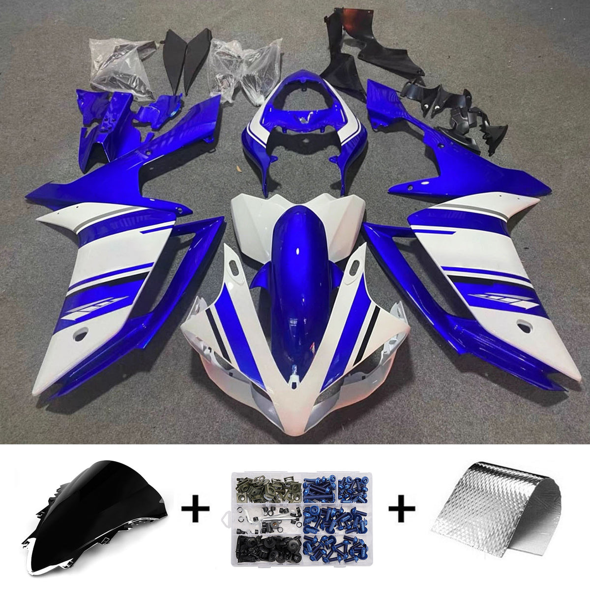 Injection Fairing Kit Bodywork Plastic ABS fit For Yamaha YZF 1000 R1 2007-2008