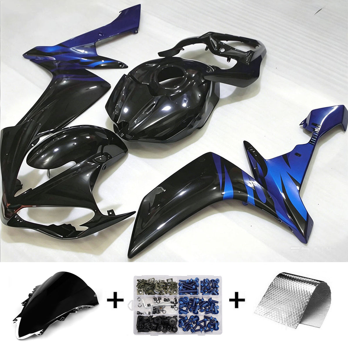 Injection Fairing Kit Bodywork Plastic ABS fit For Yamaha YZF 1000 R1 2007-2008