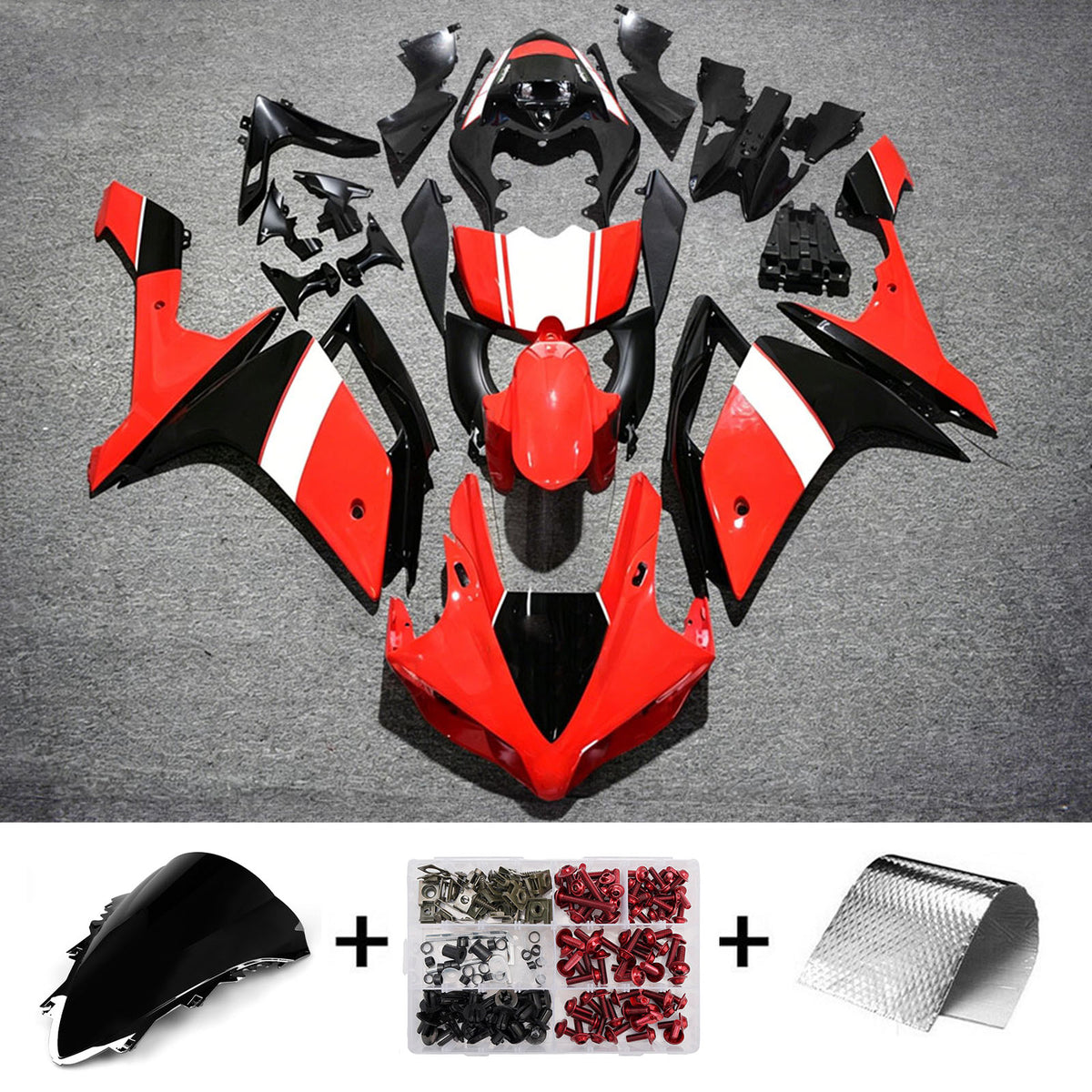 Injection Fairing Kit Bodywork Plastic ABS fit For Yamaha YZF 1000 R1 2007-2008