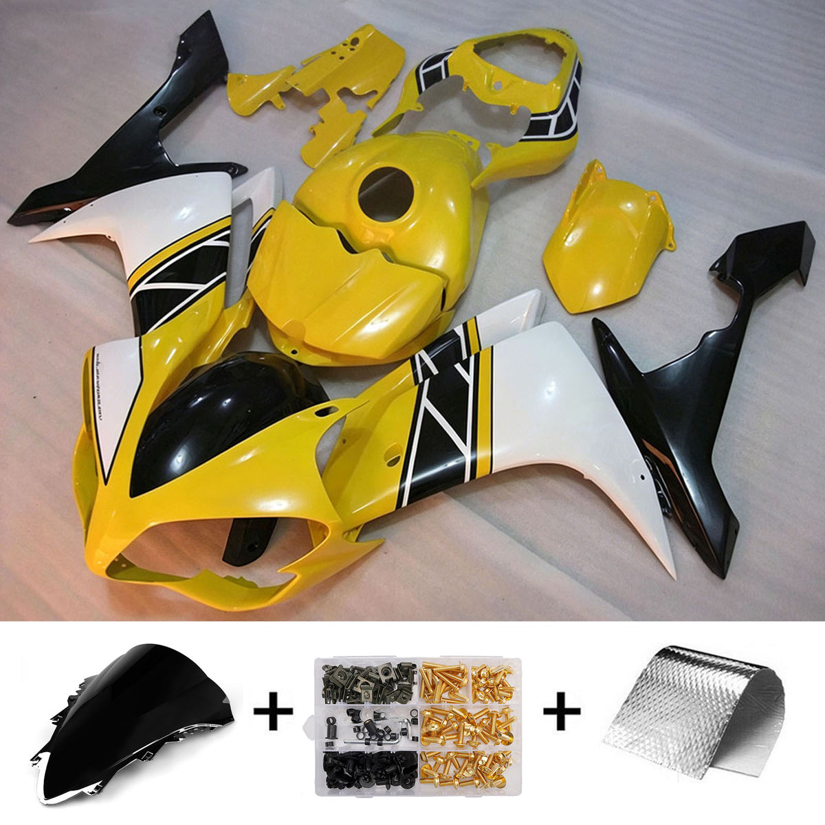 Injection Fairing Kit Bodywork Plastic ABS fit For Yamaha YZF 1000 R1 2007-2008