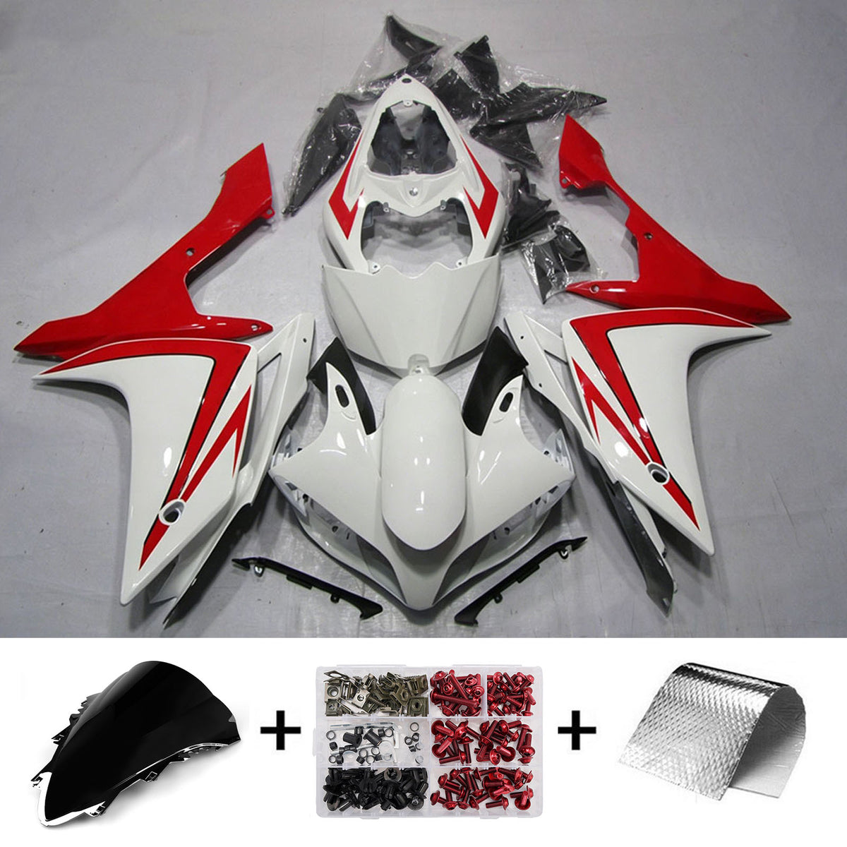 Injection Fairing Kit Bodywork Plastic ABS fit For Yamaha YZF 1000 R1 2007-2008