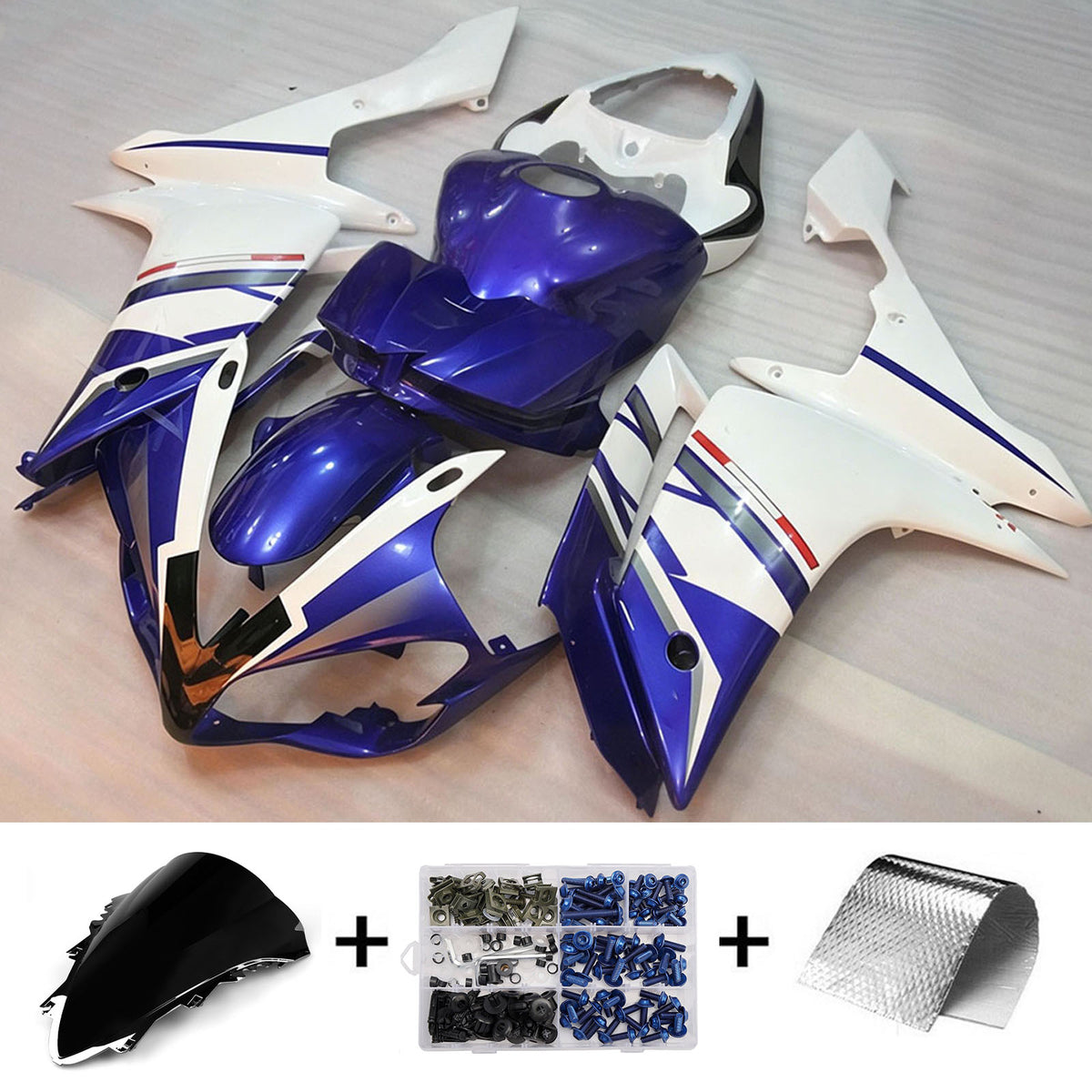 Injection Fairing Kit Bodywork Plastic ABS fit For Yamaha YZF 1000 R1 2007-2008