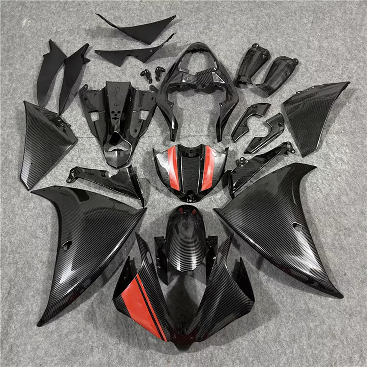 Injection Fairing Kit Bodywork Plastic ABS fit For Yamaha YZF-R1 2012-2014