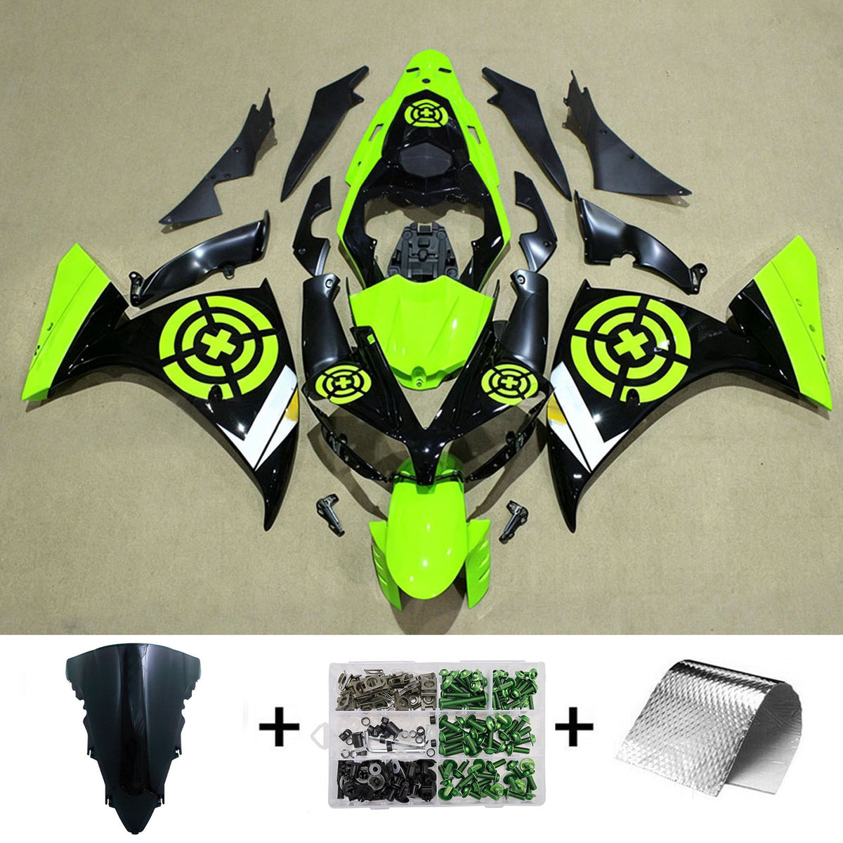 Injection Fairing Kit Bodywork Plastic ABS fit For Yamaha YZF-R1 2012-2014