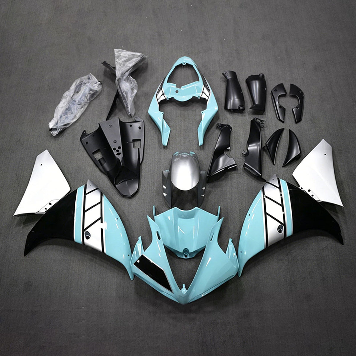 Injection Fairing Kit Bodywork Plastic ABS fit For Yamaha YZF-R1 2012-2014
