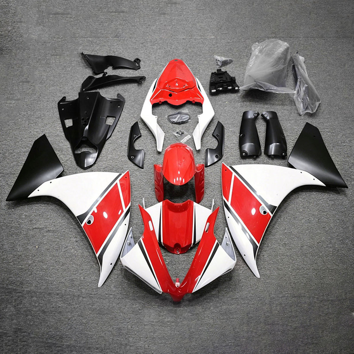 Injection Fairing Kit Bodywork Plastic ABS fit For Yamaha YZF-R1 2012-2014