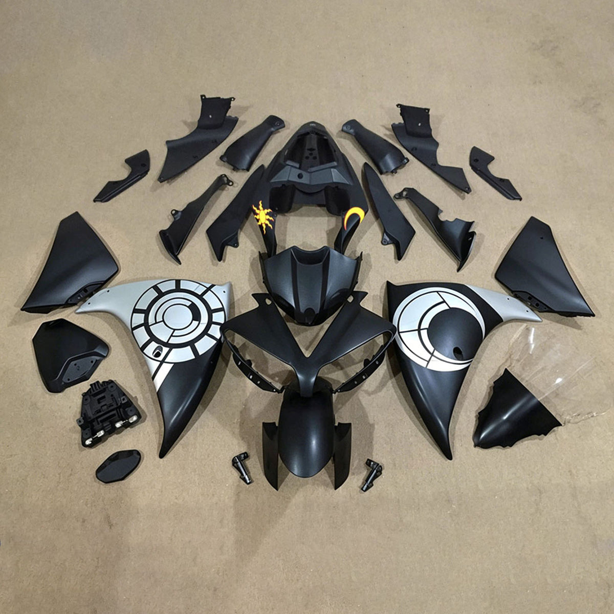 Injection Fairing Kit Bodywork Plastic ABS fit For Yamaha YZF-R1 2012-2014