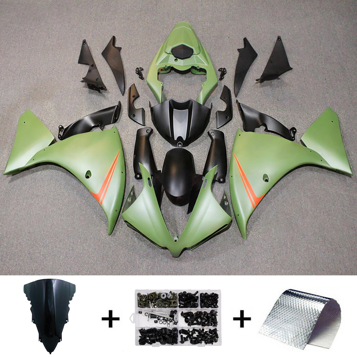 Injection Fairing Kit Bodywork Plastic ABS For Yamaha YZFR1 YZF-R1 2009-2011