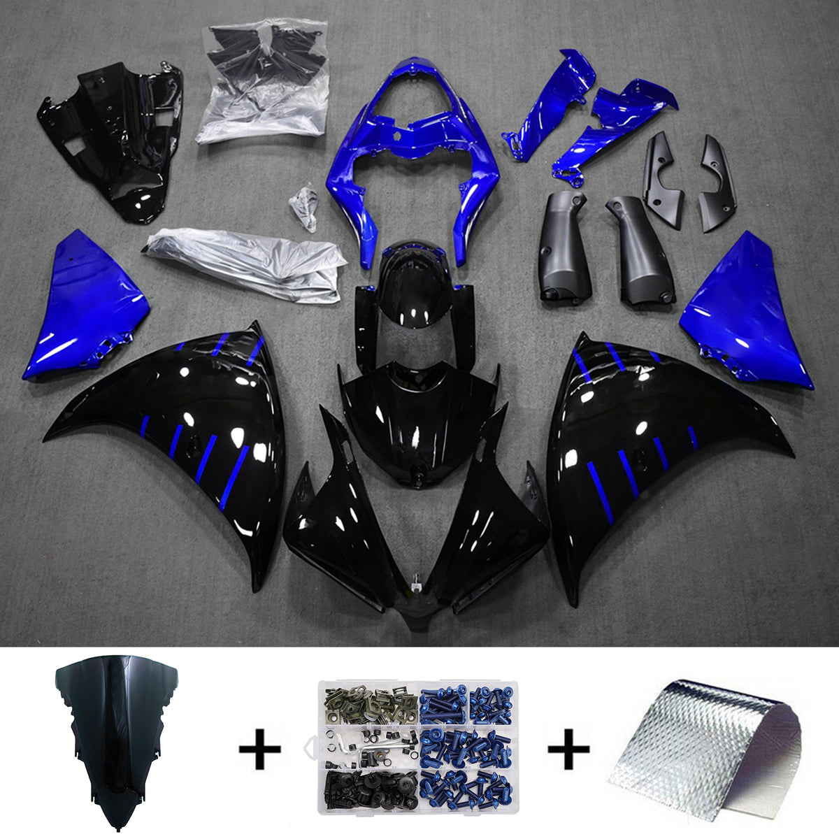 Injection Fairing Kit Bodywork Plastic ABS fit For Yamaha YZF-R1 2012-2014