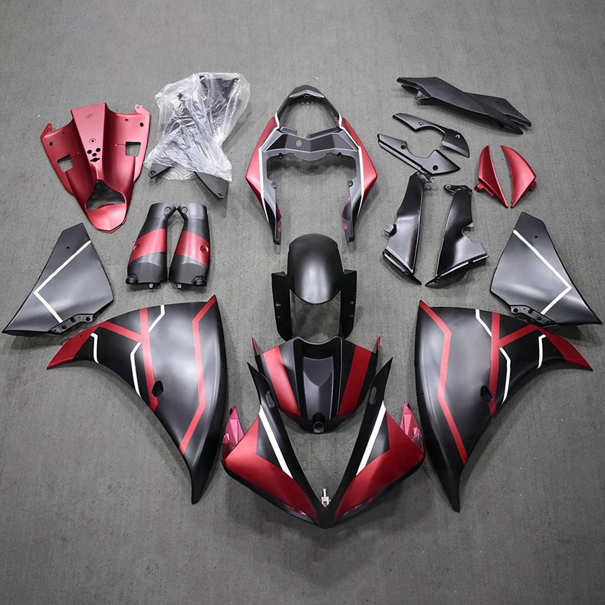 Injection Fairing Kit Bodywork Plastic ABS For Yamaha YZFR1 YZF-R1 2009-2011