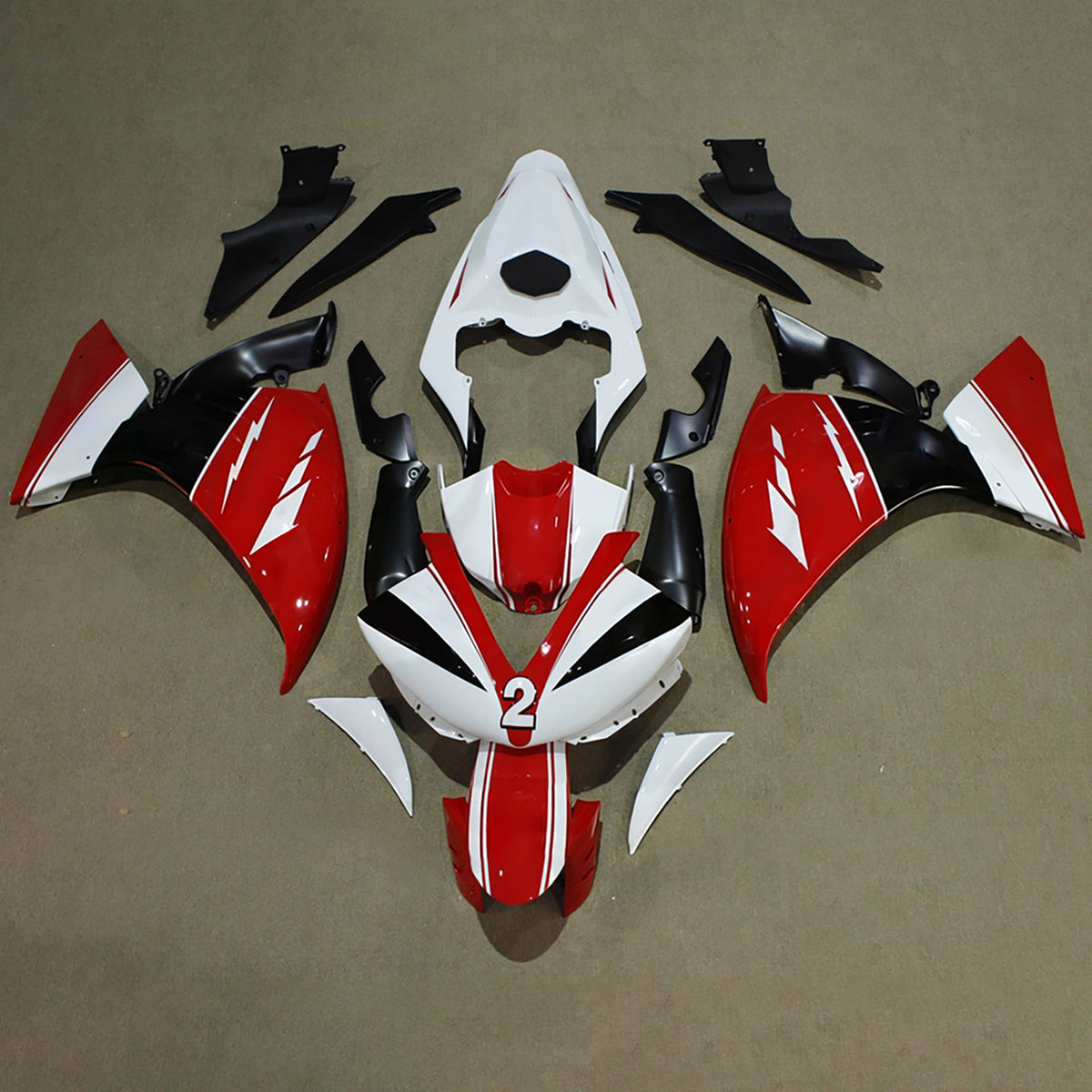 Injection Fairing Kit Bodywork Plastic ABS fit For Yamaha YZF-R1 2012-2014