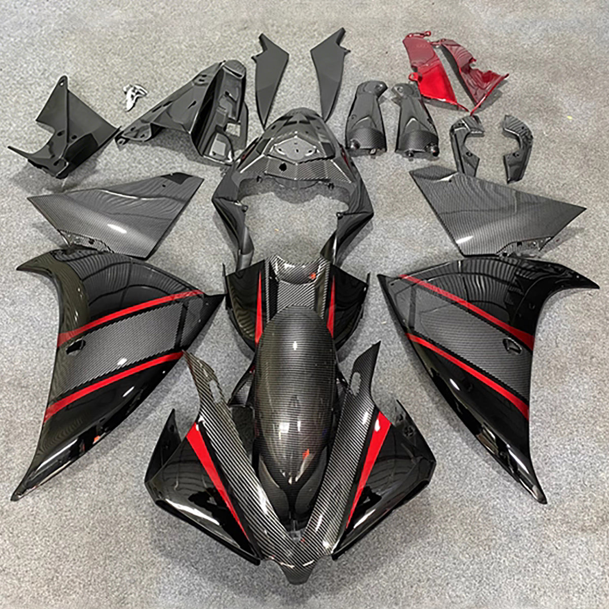 Injection Fairing Kit Bodywork Plastic ABS fit For Yamaha YZF-R1 2012-2014