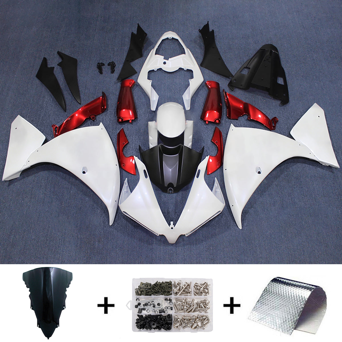 Injection Fairing Kit Bodywork Plastic ABS fit For Yamaha YZF-R1 2012-2014