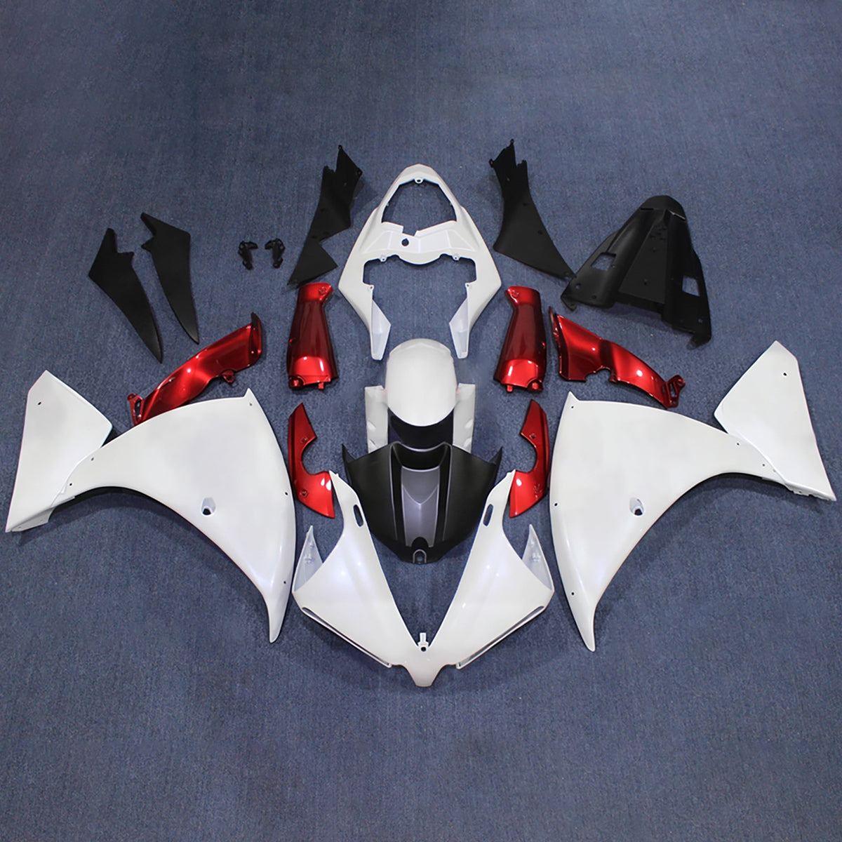 Injection Fairing Kit Bodywork Plastic ABS For Yamaha YZFR1 YZF-R1 2009-2011